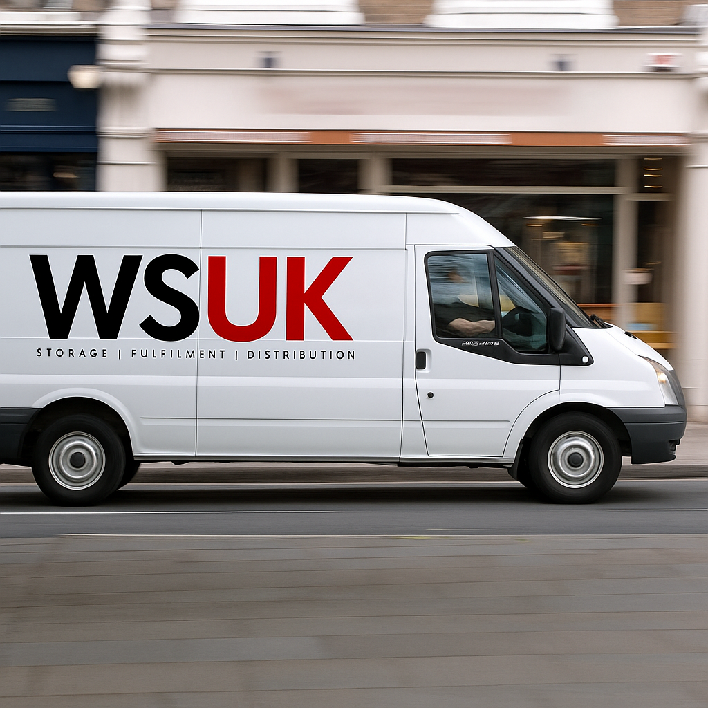 Pallet storage in the racking and a few on the ground